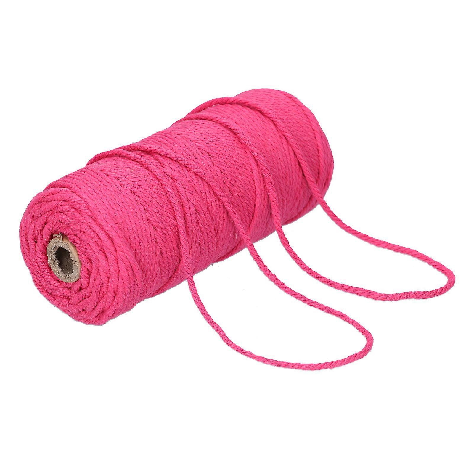 Macrame Cord 3mm Messy Thread Tight Prevent Tangles Macrame Rope for Household Decoration
