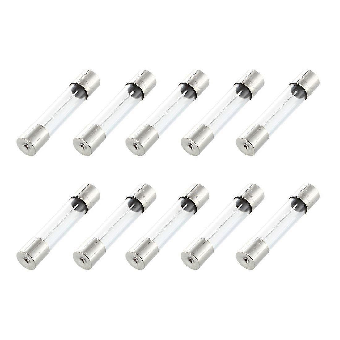 10 Pcs Fast Blow Type Glass Tube Fuses 6x30mm 250V 10A