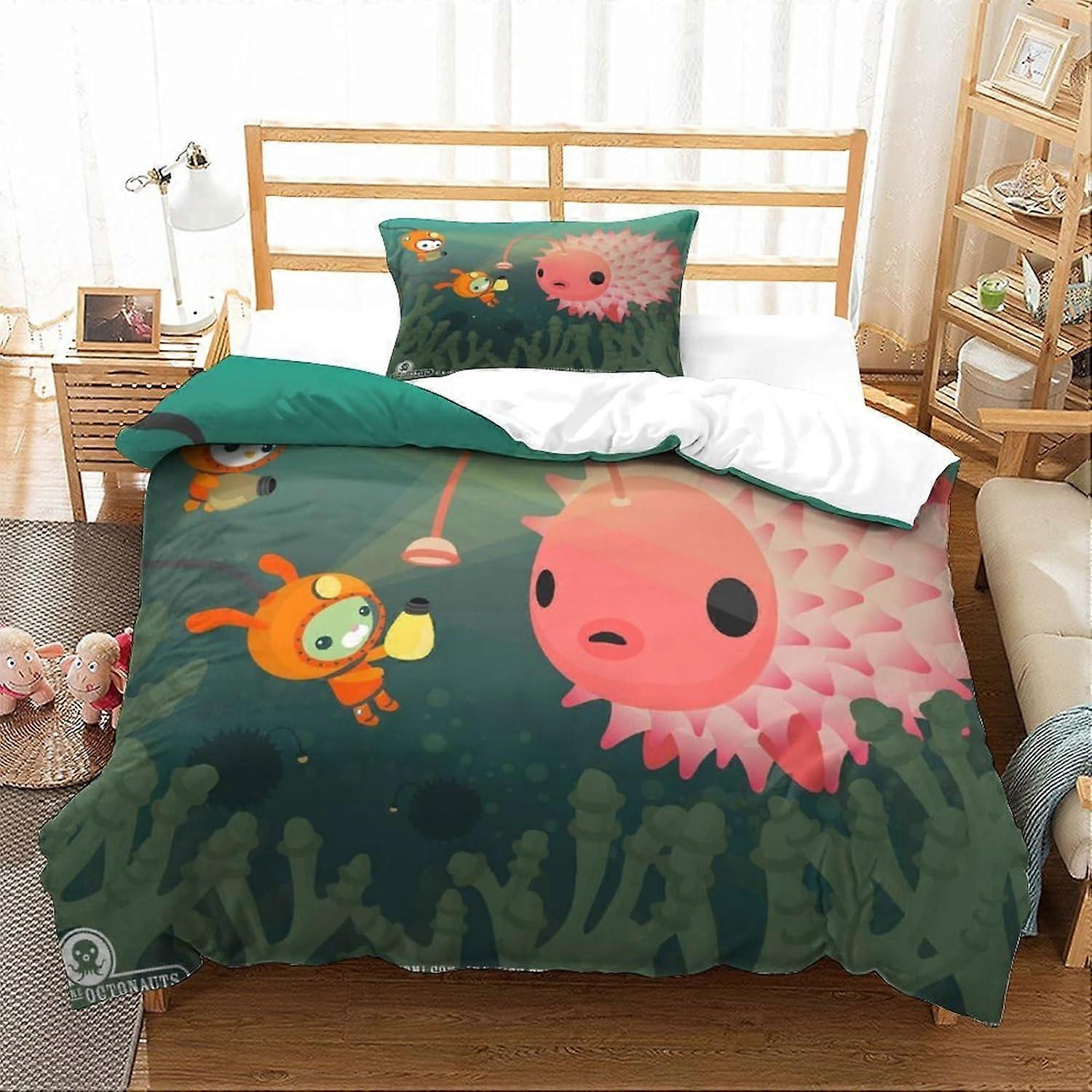 The Octonauts 3D Printed Bedding Set Cartoon Duvet Covers Set