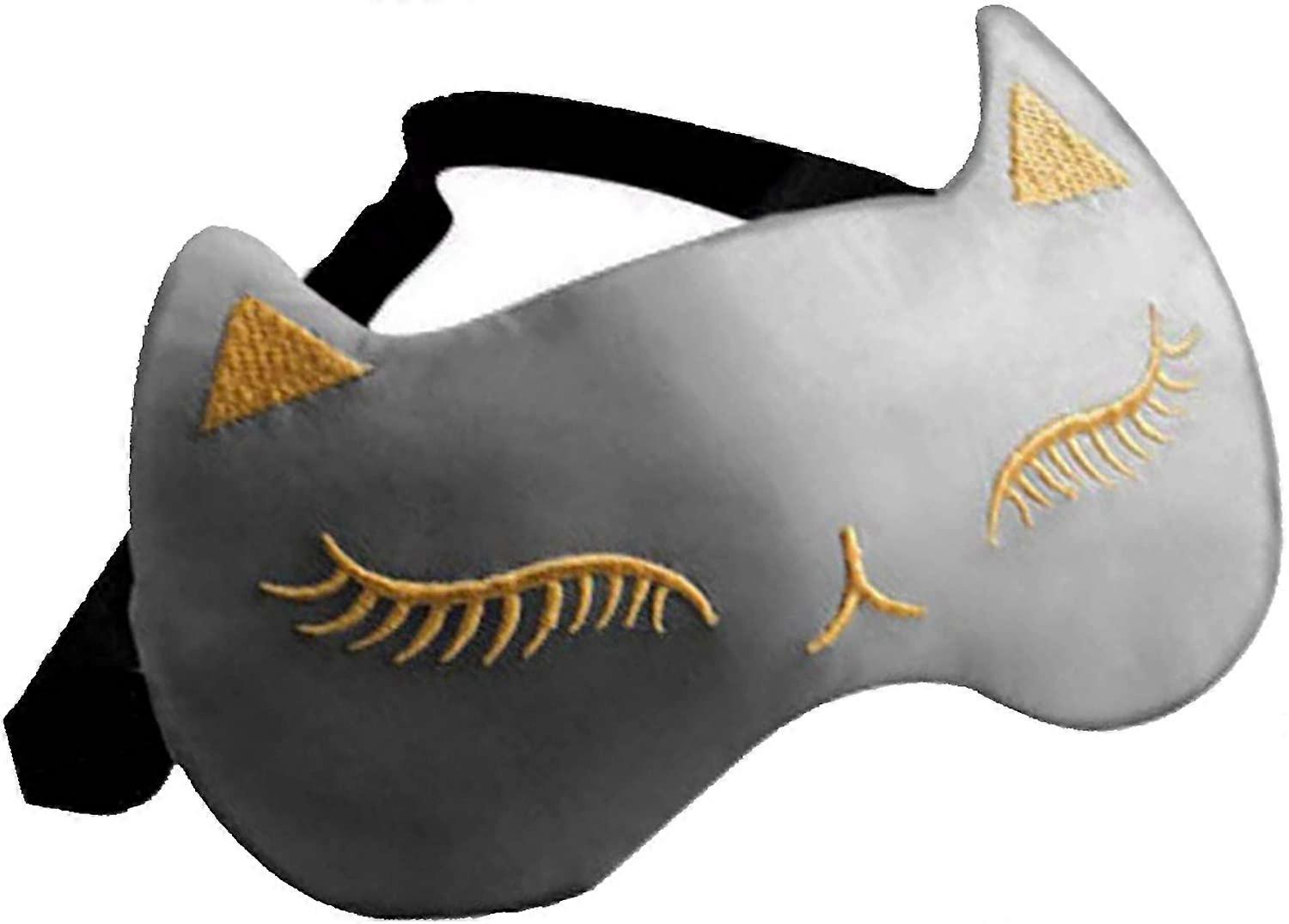 Sleep Mask & BlindfoldSuper-Smooth Eye Mask For SleepingWith Adjustable Strap