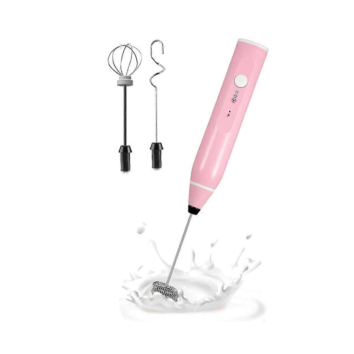 Mini Electric Handheld Electric Blender with USB Electrical Maker Whisk Mixer for Cappuccino,B