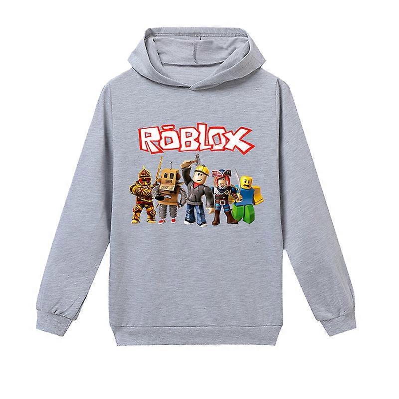 Roblox top cartoon print pattern felpa con cappuccio per bambini ragazzi e ragazze felpa con cappuccio-6