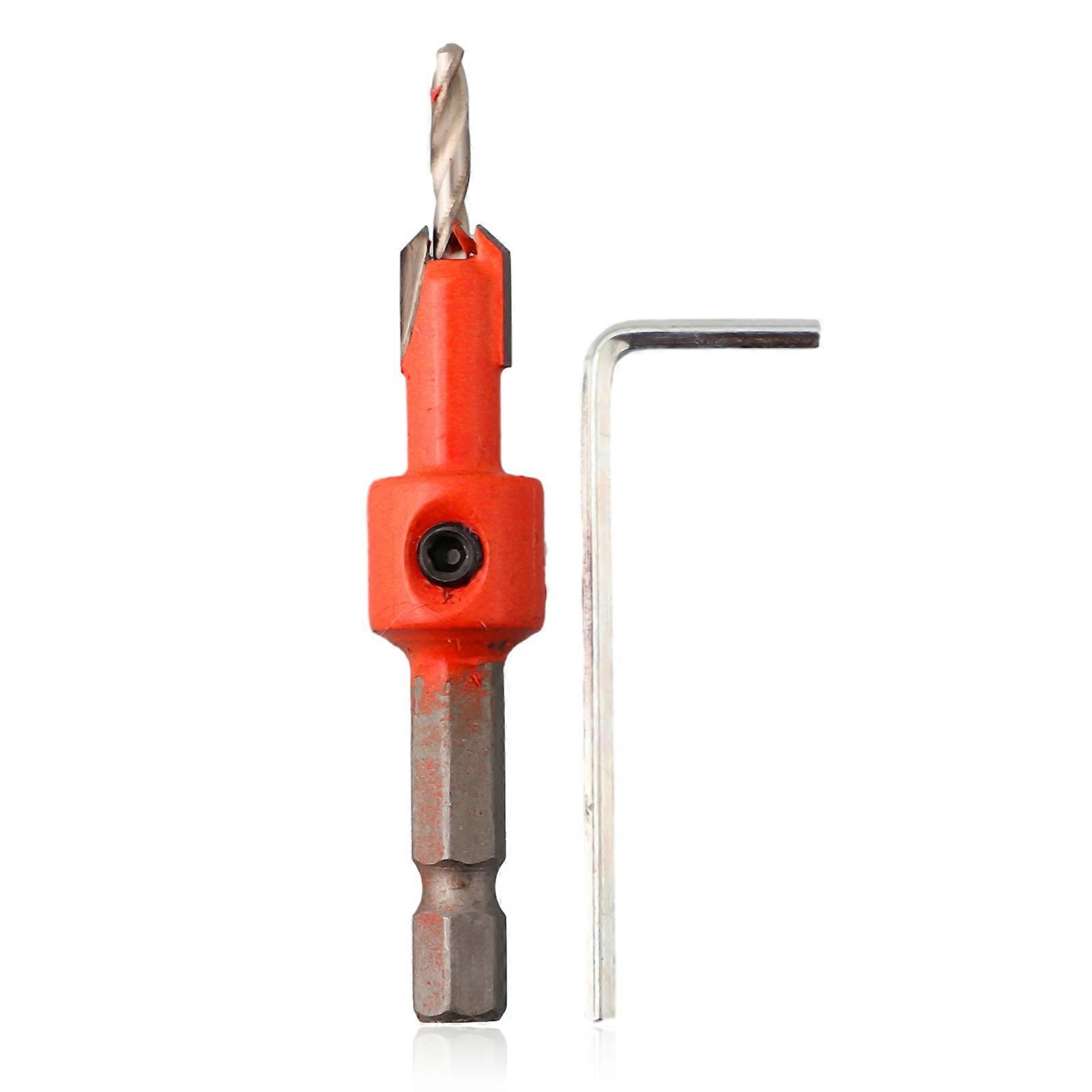 New High-quality Drill Bit Countersink Convenient Home Power Tools Replacement 1/4inch Accessories Counterbore