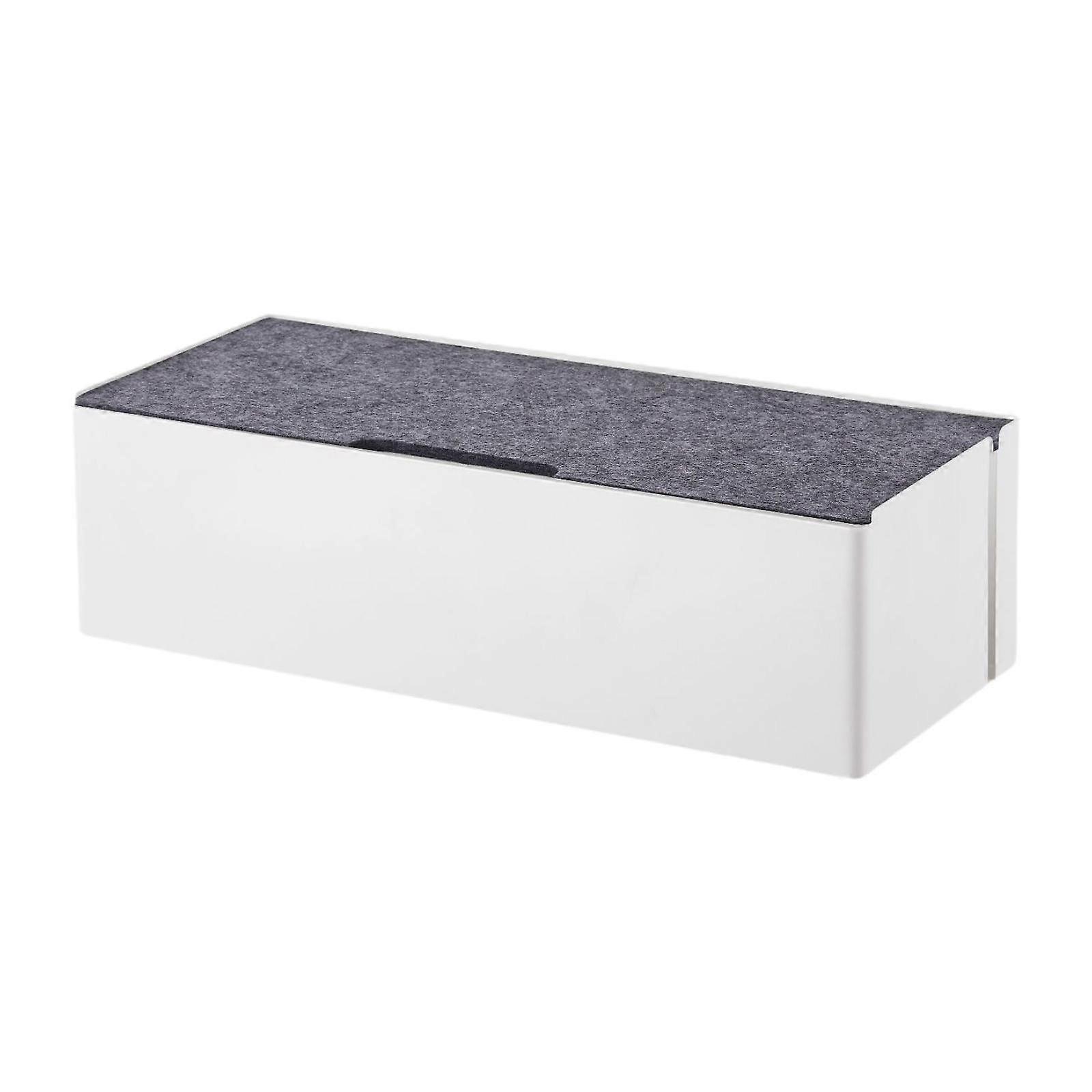 תיבת מחזיק כבלים תיבת מארגן כבל תיבה להארכה עופרת חדר שינה שולחן עבודה לבן