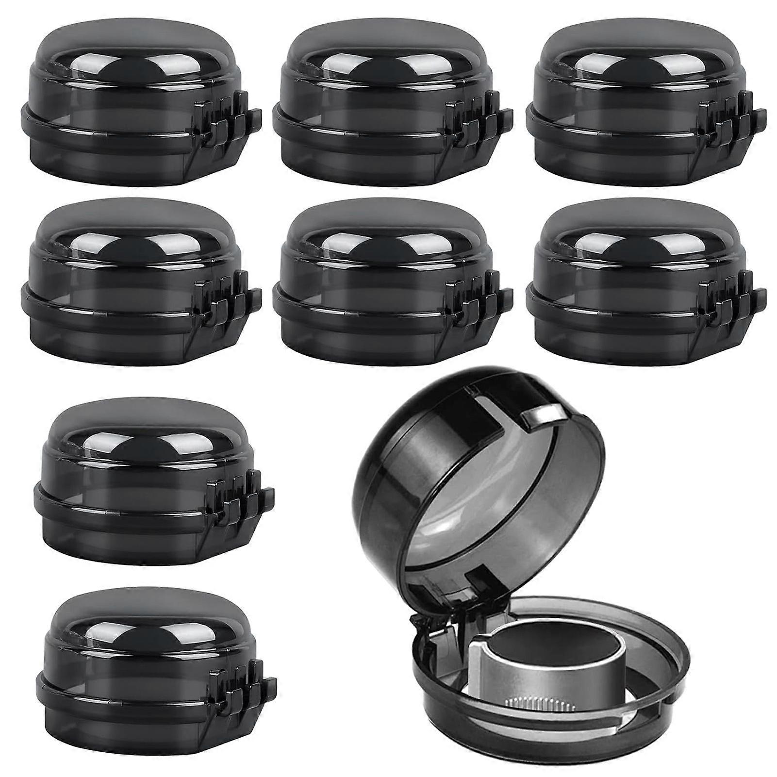 Child Proof Stove Knob Covers Clear View High Temperature Resistance Knob Covers for Kids Pets Baby Proofing