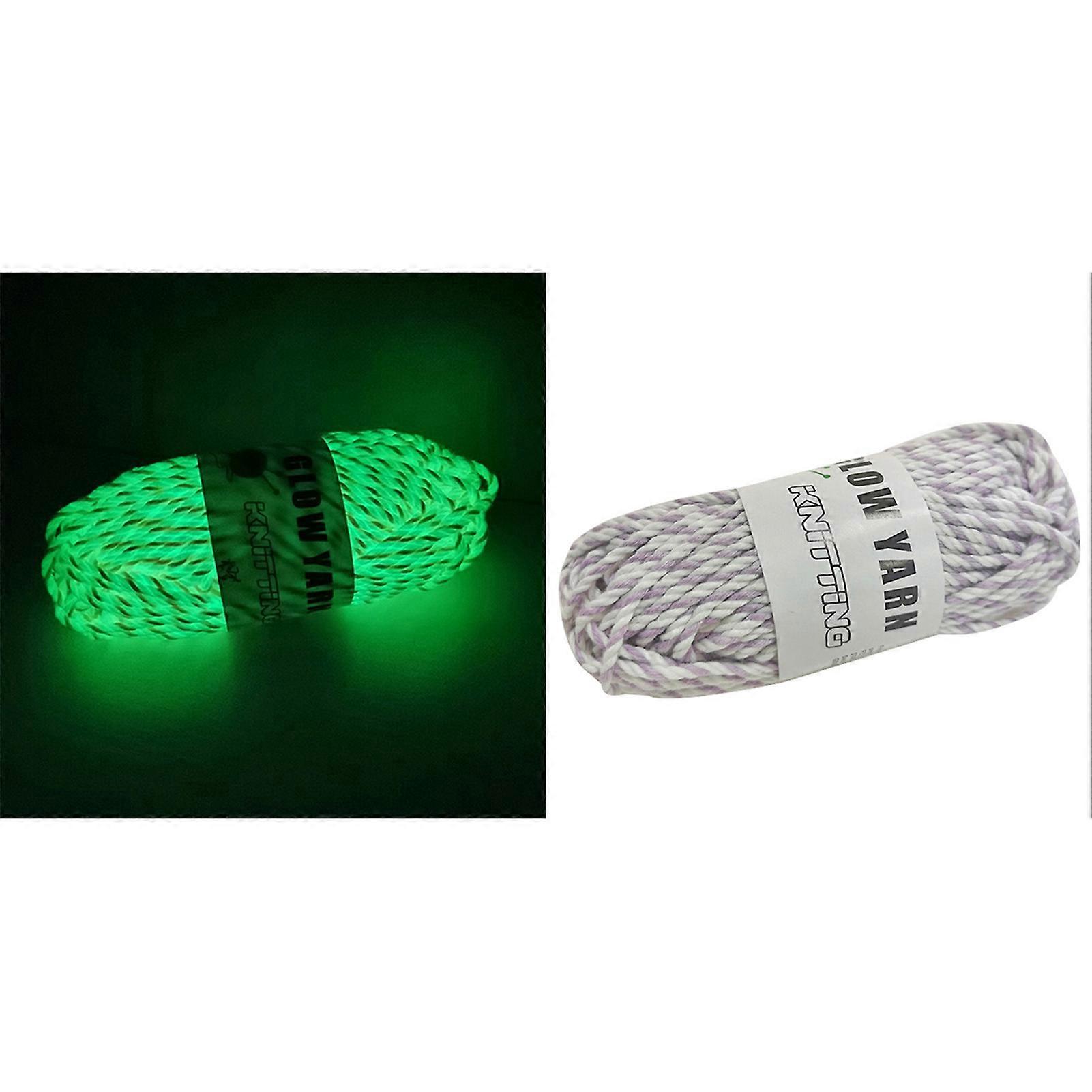 Hand Knitted Luminous Yarn 9 Colors Optional Fluorescent Scrubby Yarn for Hand Knitted Kids Household Supplies