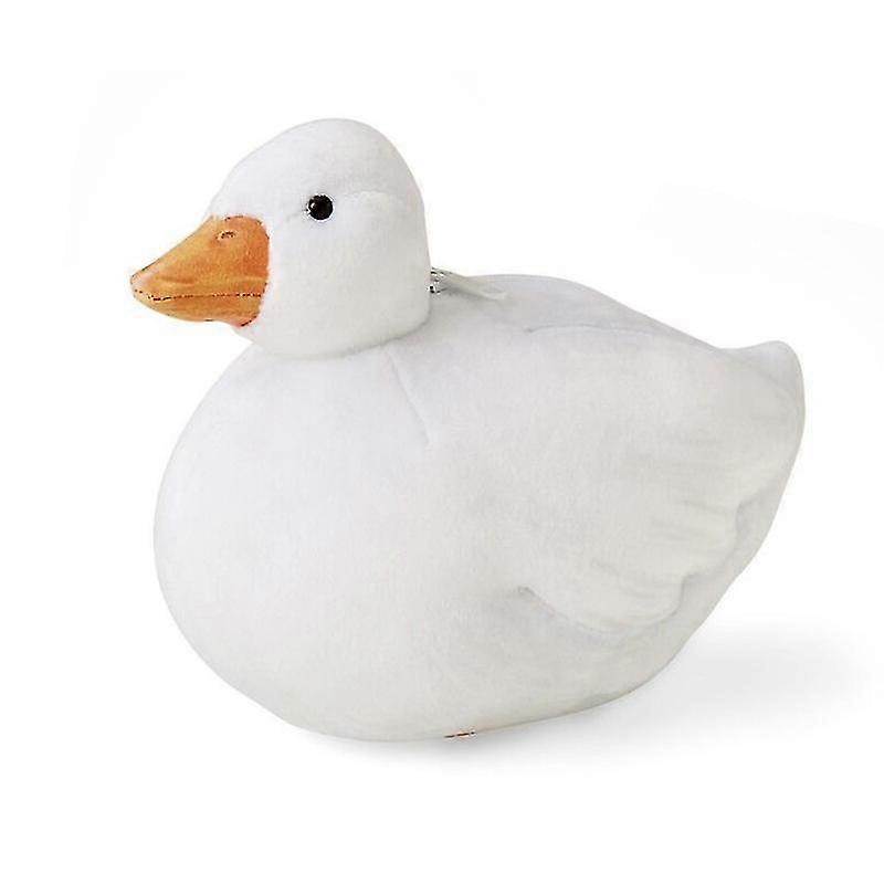 Cute Japanese Small White Goose Duck Plush Soft Large-capacity Pen Case