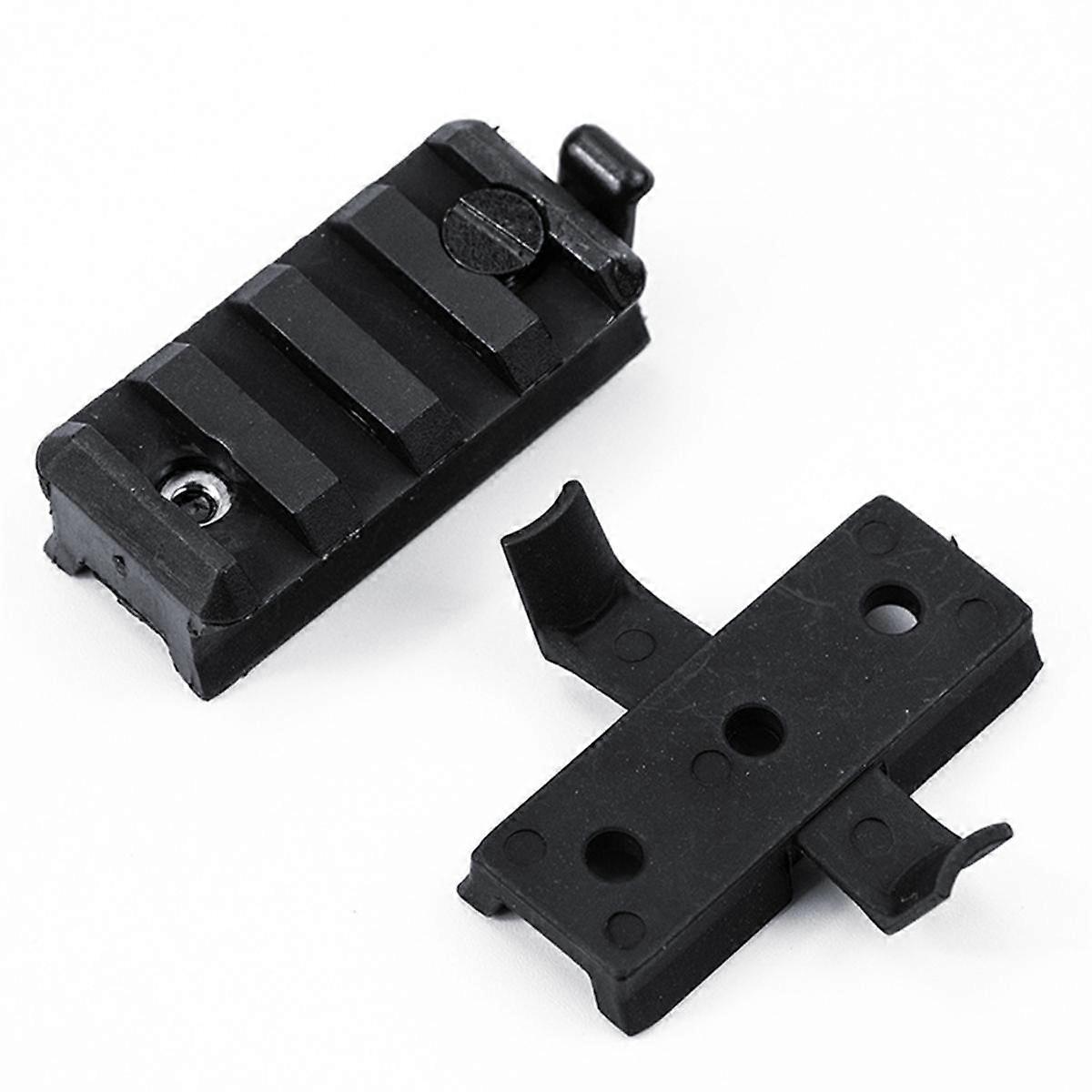 1 Pair Nylon Lead Rail Helmet Flashlight Clip Rail Slider Plastic Universal Helmet 20mm Accessories