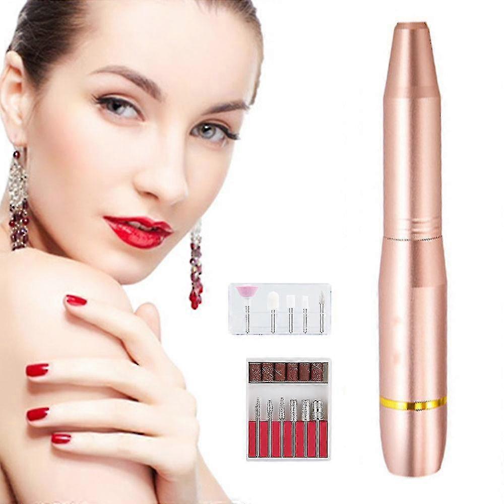 Professional Electric Nail File Set - Portable Pedicure & Manicure Kit with Adjustable Speed, USB Rechargeable jy