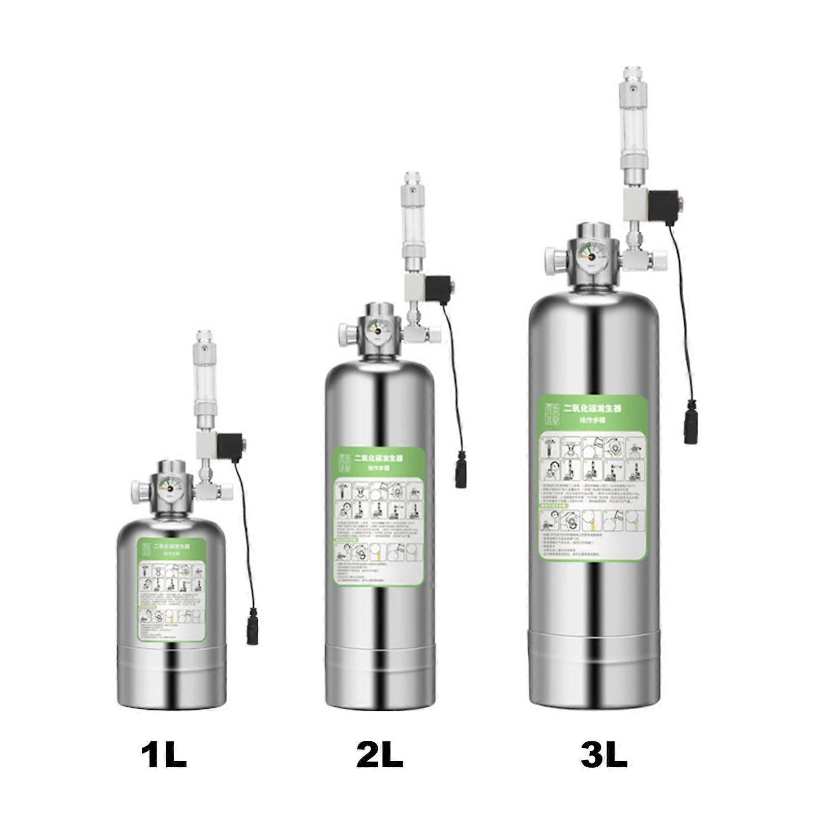 CO2 Kit for Aquarium Plants CO2 Generator Diffuser Kit 1/2/5L