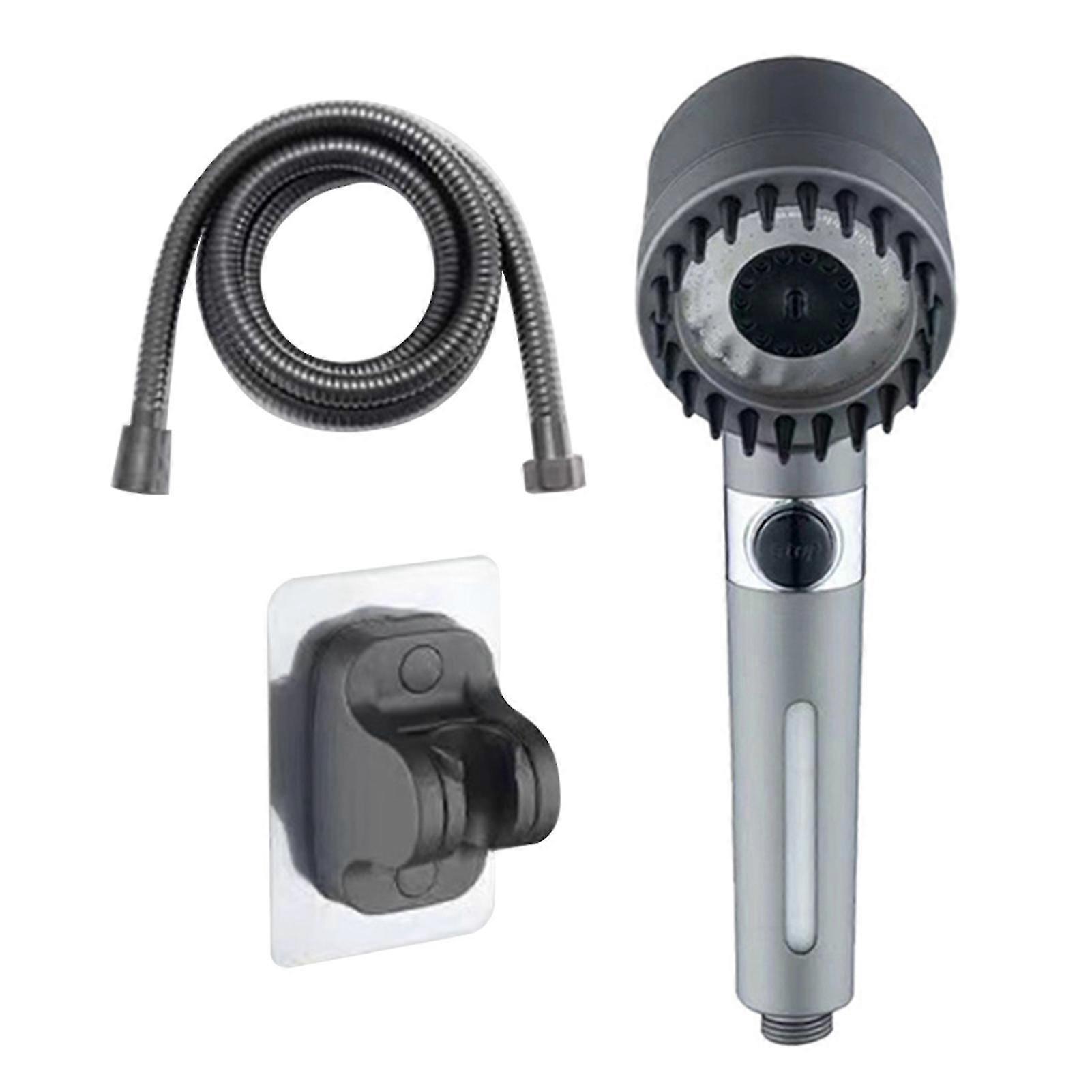 3 Spray Setting Handheld Shower Head High Pressure High-Flow Showerhead Set for Home Use