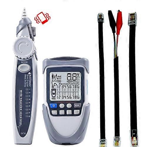 ET613 Netzwerkkabeltester Draht-Tracker Batteriespannung POE-Test Multifunktions-Kabeltester