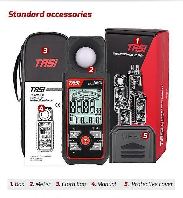 JWL-TASI TA651A Digital Sound Level Meter Logger 30-130dB Audio Noise Measuring Instrument Mini db Meter Environmental Tester Alarm