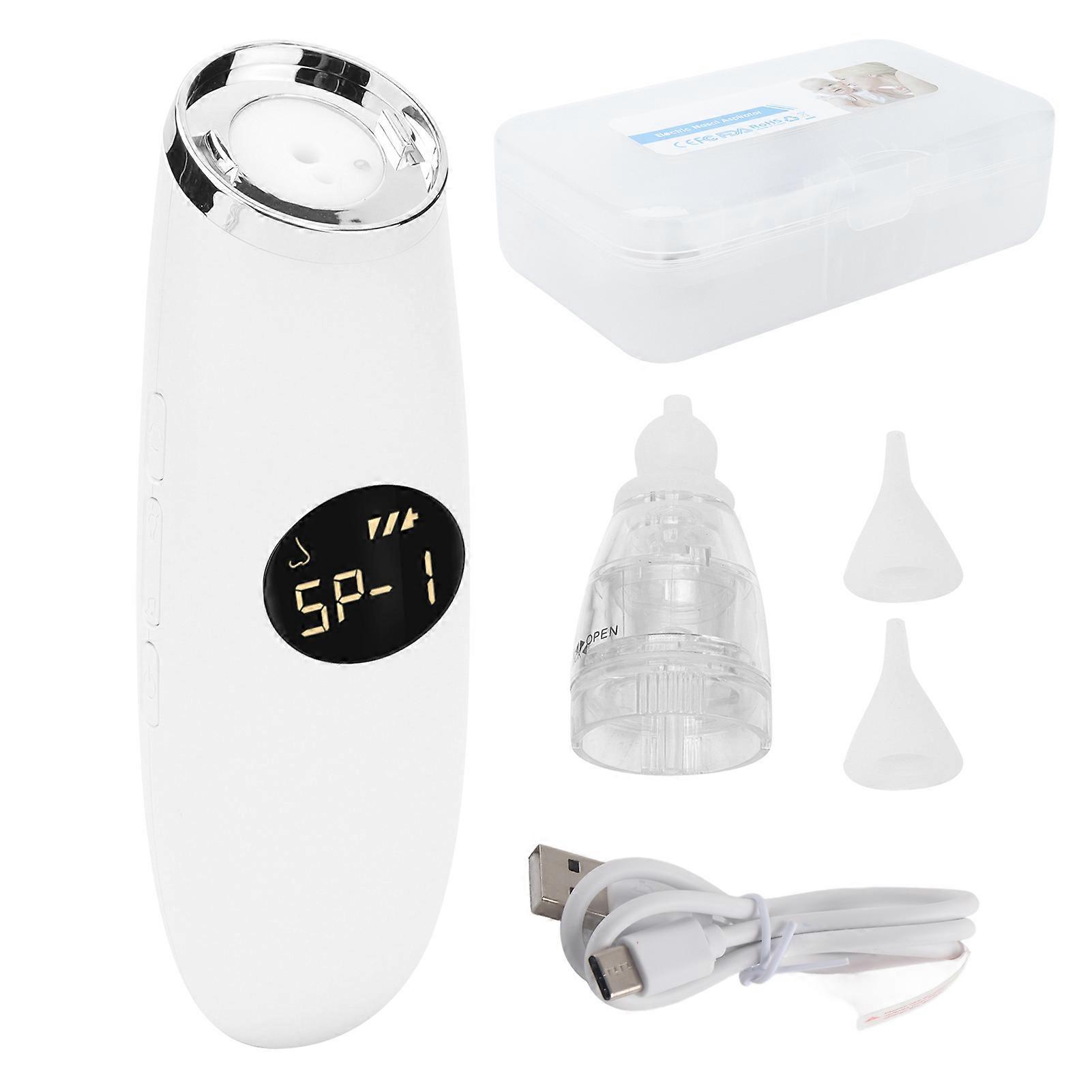 Electric Baby Nasal Aspirator Music Light Nose Sucker Rechargeable Nose Cleaner Tool