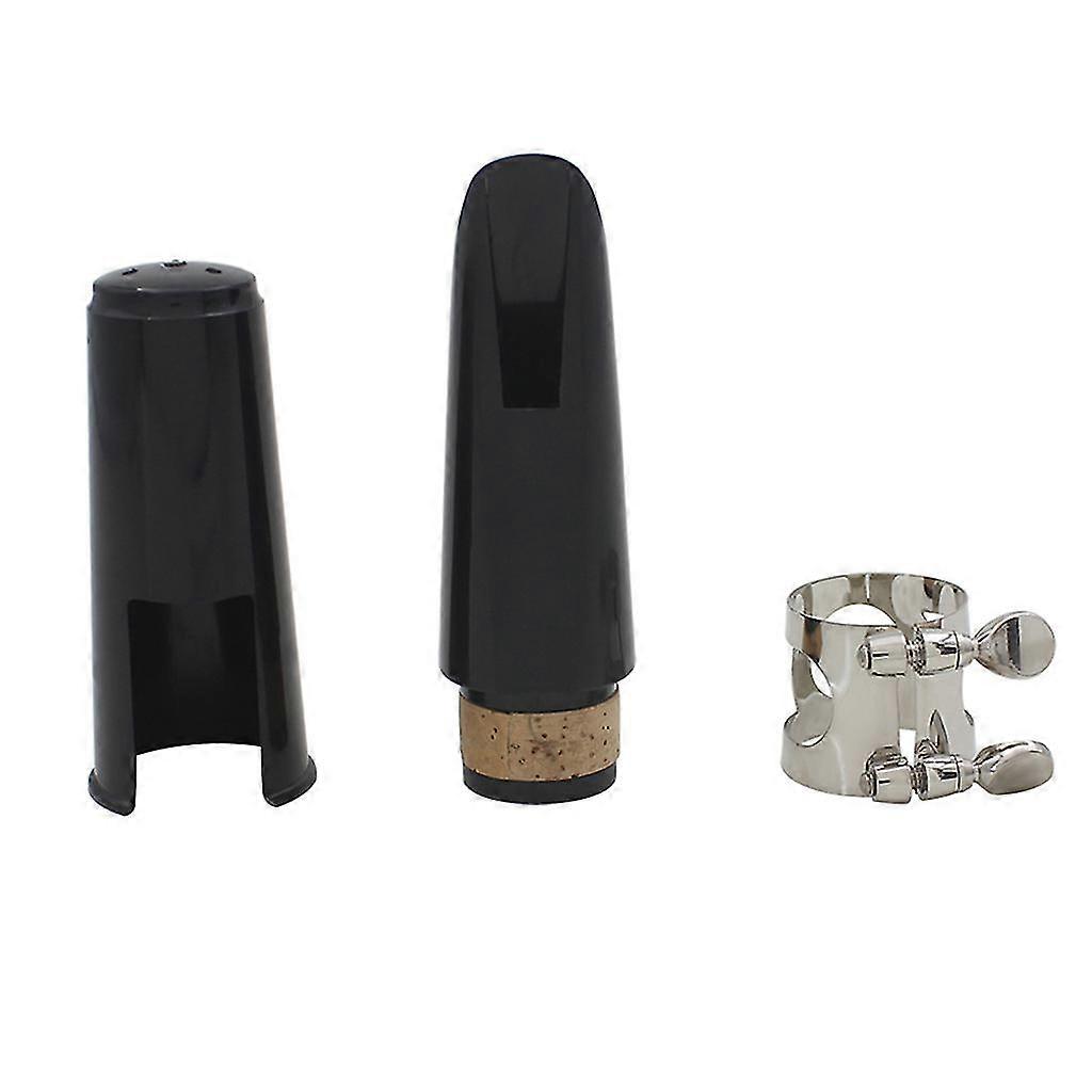 Clarinet Mouthpiece Kit With Ligature,one Reed And Plastic Cap