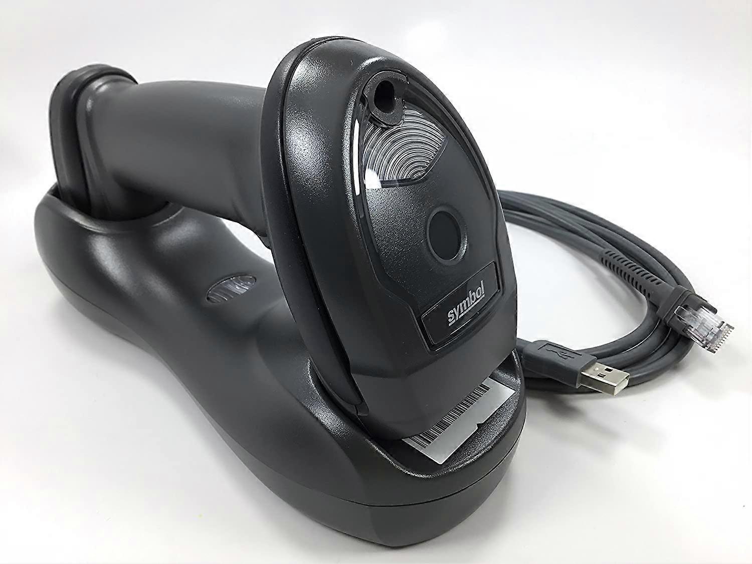 Bluetooth Barcode Scanner 1D Wireless with USB Cable and Base LI4278-SR20007CN