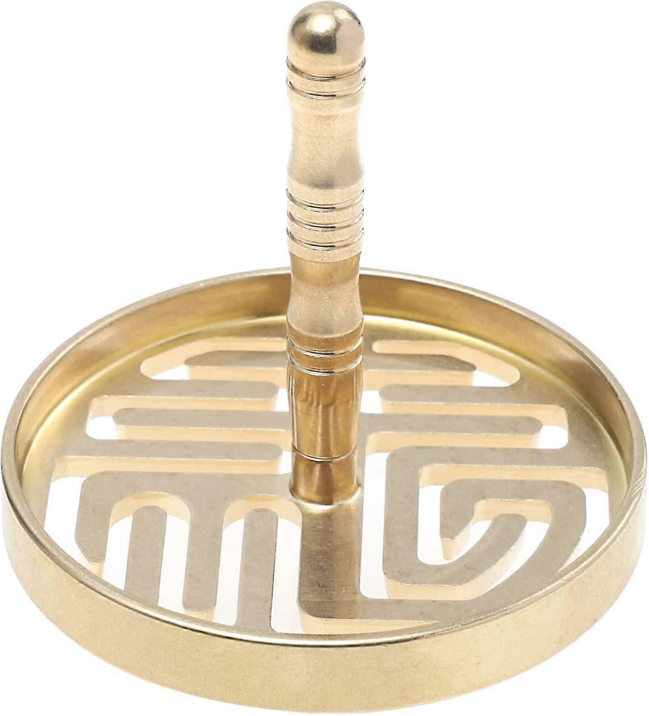 Brass Incense Mold, Incense Cone Mold Cone Incense Mold Incense Ash Tool Incense Making Kit For Diy Fragrance Yoga Meditation Accessory ( Gold1pc)
