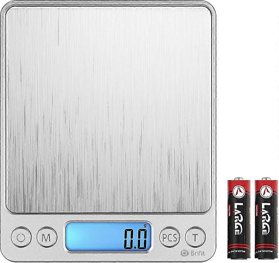 Kitchen Scale, Kitchen Precision Scale, 3kg/0.1g, Precision Pocket Scale, Backlit Lcd Display, With Tare And Count Function