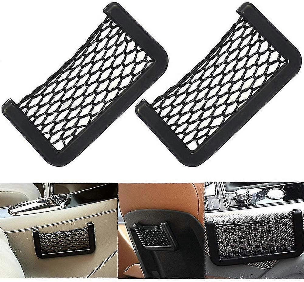 Trunk Storage Net Car Storage Elastic Net Storage Rack Magazine Storage Net Camper Storage Net For Car Caravan Motorhome (2 Pcs)