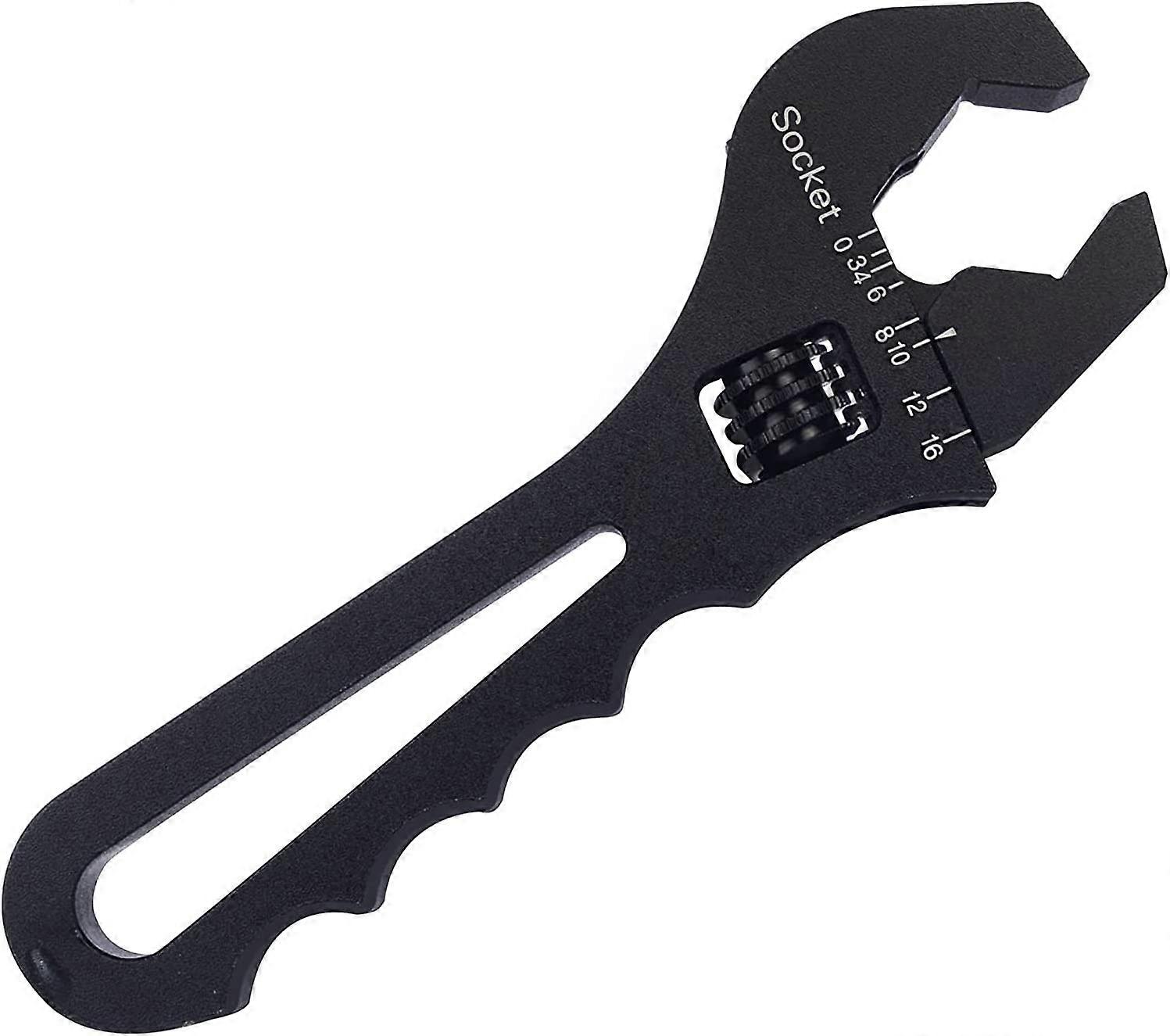 AN3-AN16 Adjustable Wrench(Black)