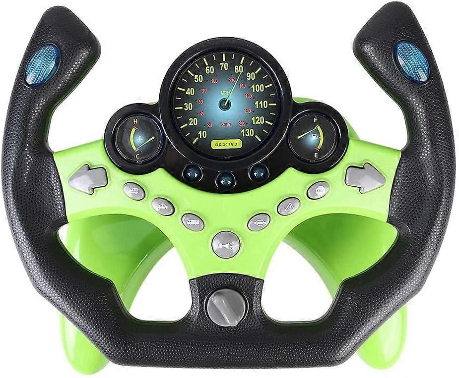 Steering Wheel Toy Driving Controller Portable Driving Copilot Toy Educational Sounding Toy