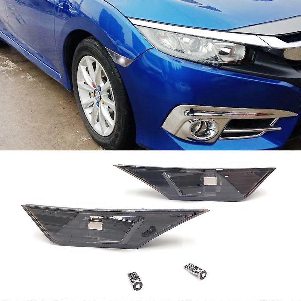 Applicable To Honda 10 Generation Civic 16-20 Led Blackened Leaf Side Turn Signal New Civic Modification Special