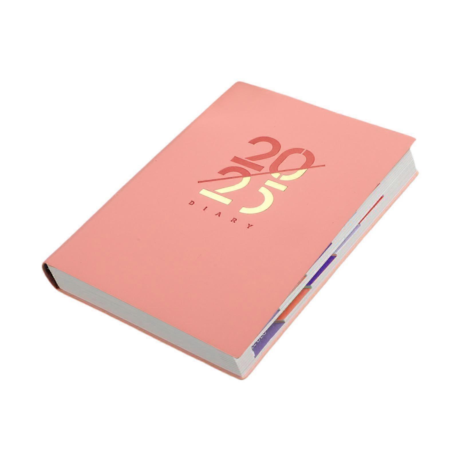 2025 Planner Notebook A5 Size Appointment Planner Schedule for Studio School Pink