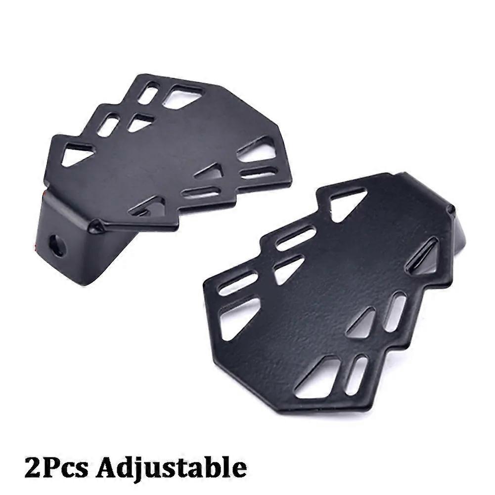 2Pcs Durable MTB Rear Seat Footrest Mounted on Back Wheel Bike Pedals Folding Footboard Cycling Accessories Non-slip Design