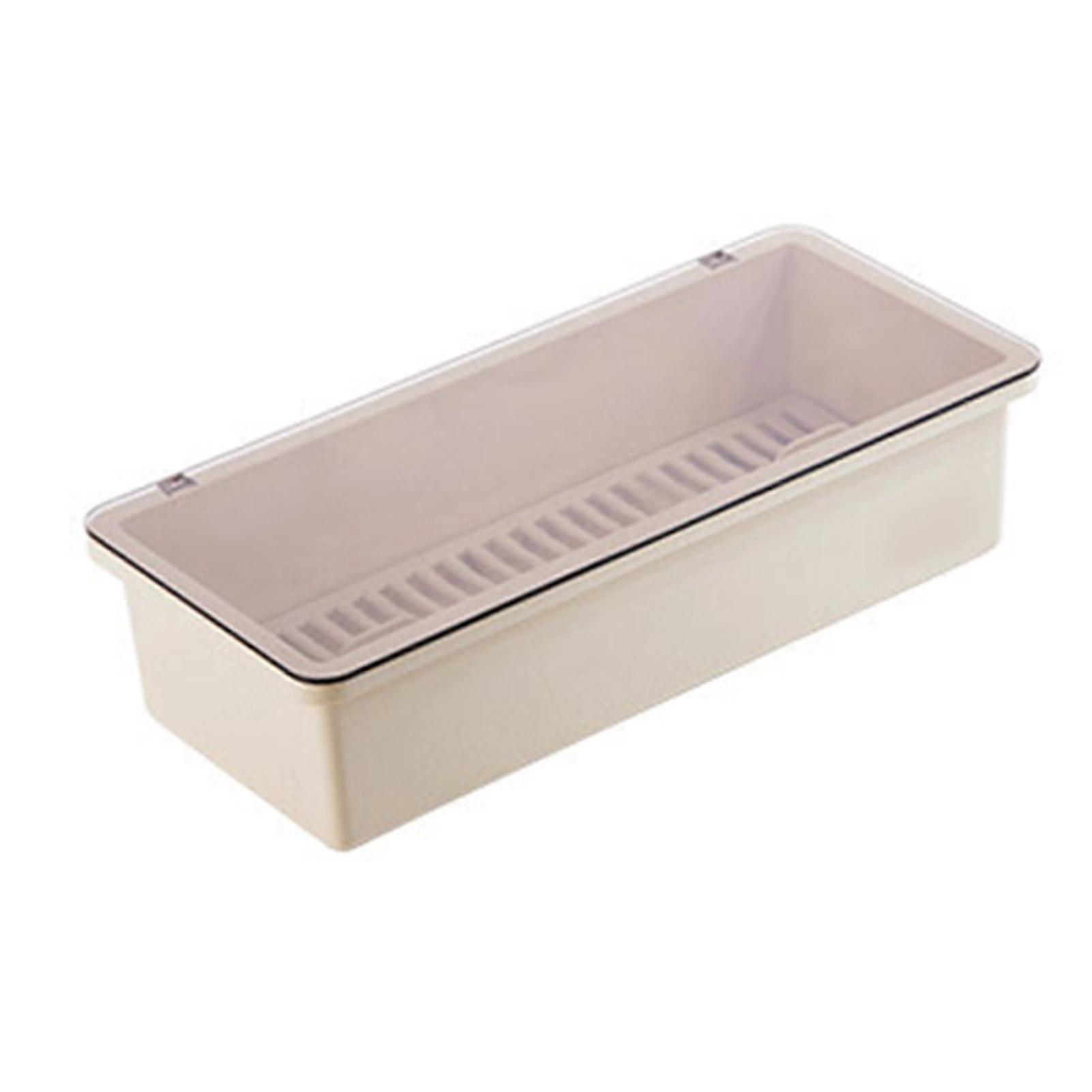 Kitchen Plastic Storage Box Chopsticks Box Refrigerator Fruit Drain Storage