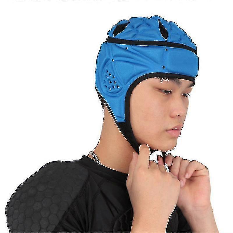 لينة خوذة لينة قذيفة رئيس حامي حارس المرمى قابل للتعديل كرة القدم حارس المرمى خوذة دعم خوذة كرة القدم