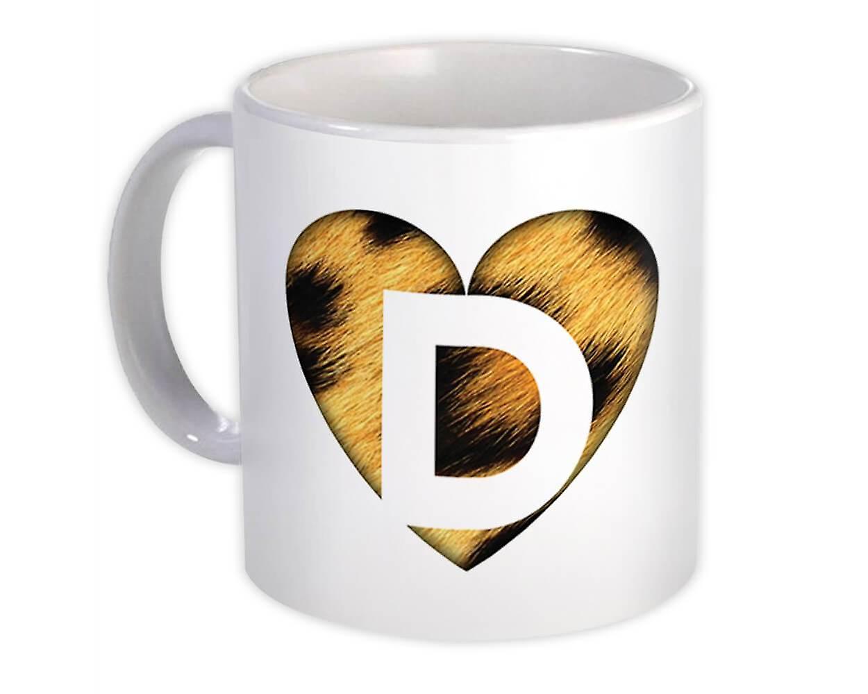 Mug cadeau : Monogramme Lettre D Animaux