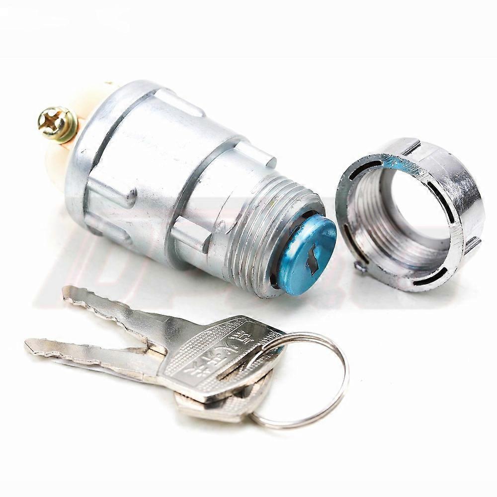 Motorcycle Ignition Key Starter Switch 2 Keys 3 Position Switch Barrel US for Honda Yamaha 200CC 250cc Motor Switch Replacement
