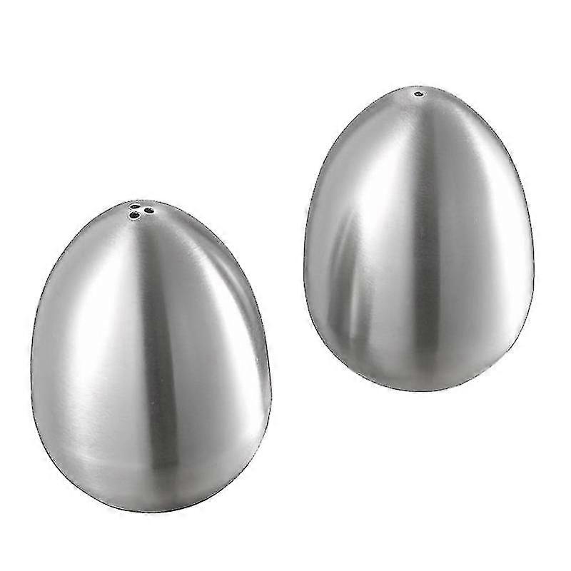 2 kusy nerezová ocel pepř shaker vejce ve tvaru soli Shaker Set kuchyňský nástroj