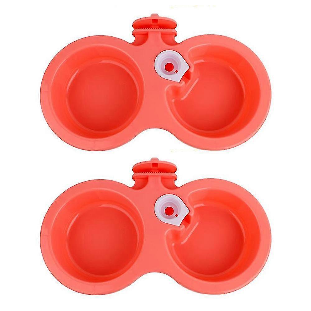 Pet Bowl Automatic Waterer Feeder - Without Water Bottle