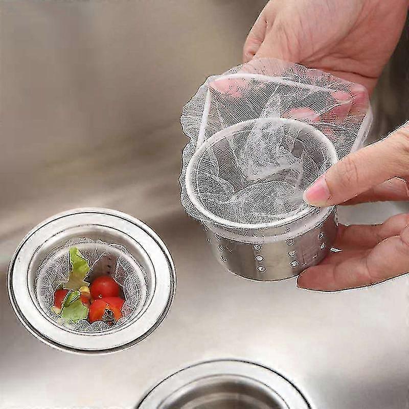 300pcs Kitchen Sink Filter Screen Sewer Filter Screen Drain Outlet Garbage Sink Floor Drain Filter Screen