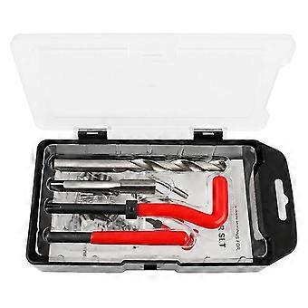 Kit de reparo de rosca, Ternel 15pcs M10x1.0mm ferramenta de reparo de rosca, ferramenta de toque, conjunto de broca