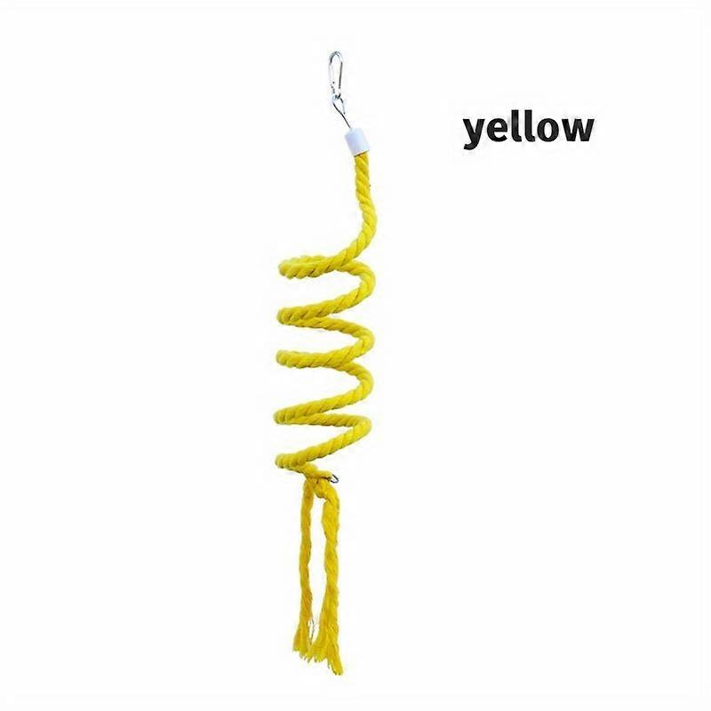 Enhance Your Bird's Cage with a Durable, Engaging Rope Perch & Swing - Perfect for Parrots, Easy to Install & Safe for All Birds