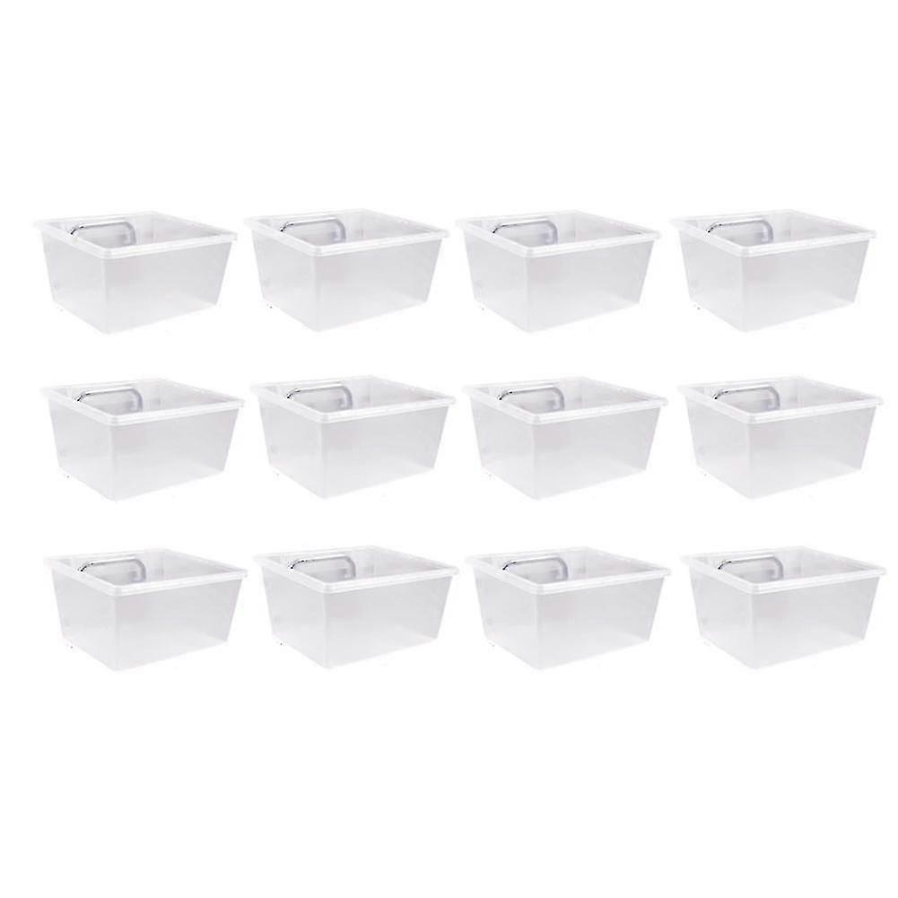 12 Pieces Pegboard Plastic Bins Kit - Pegboard Bins With Hooks - Pegboard Accessories Workbench Bins