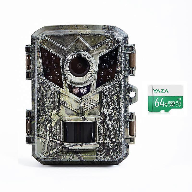 Mini caméra de chasse 16MP 1080P Wild Trail Game Cam Vision nocturne infrarouge Déclencheur activé par le mouvement extérieur Scouting Photo Traps