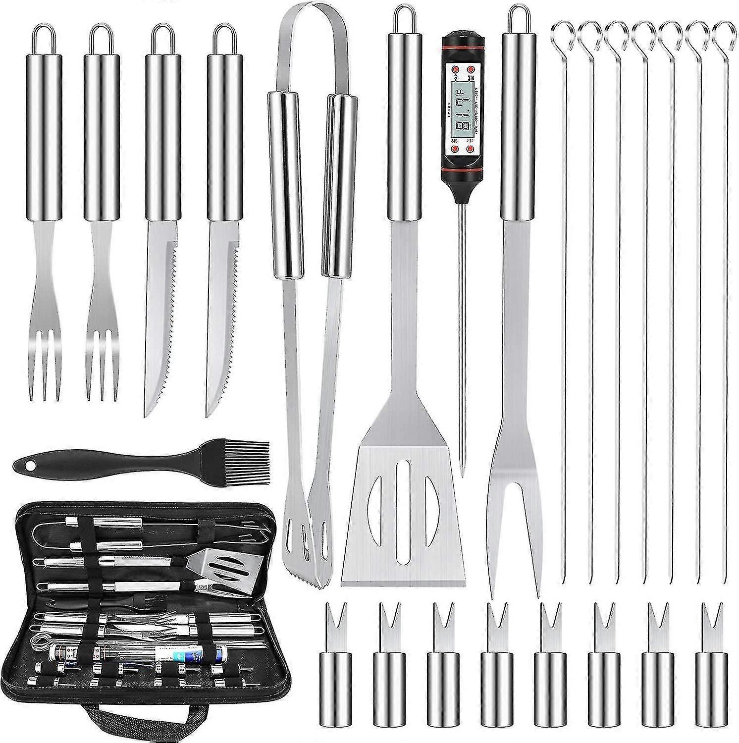 Bbq Utensils, 25pcs Bbq Kit Bbq Accessory
