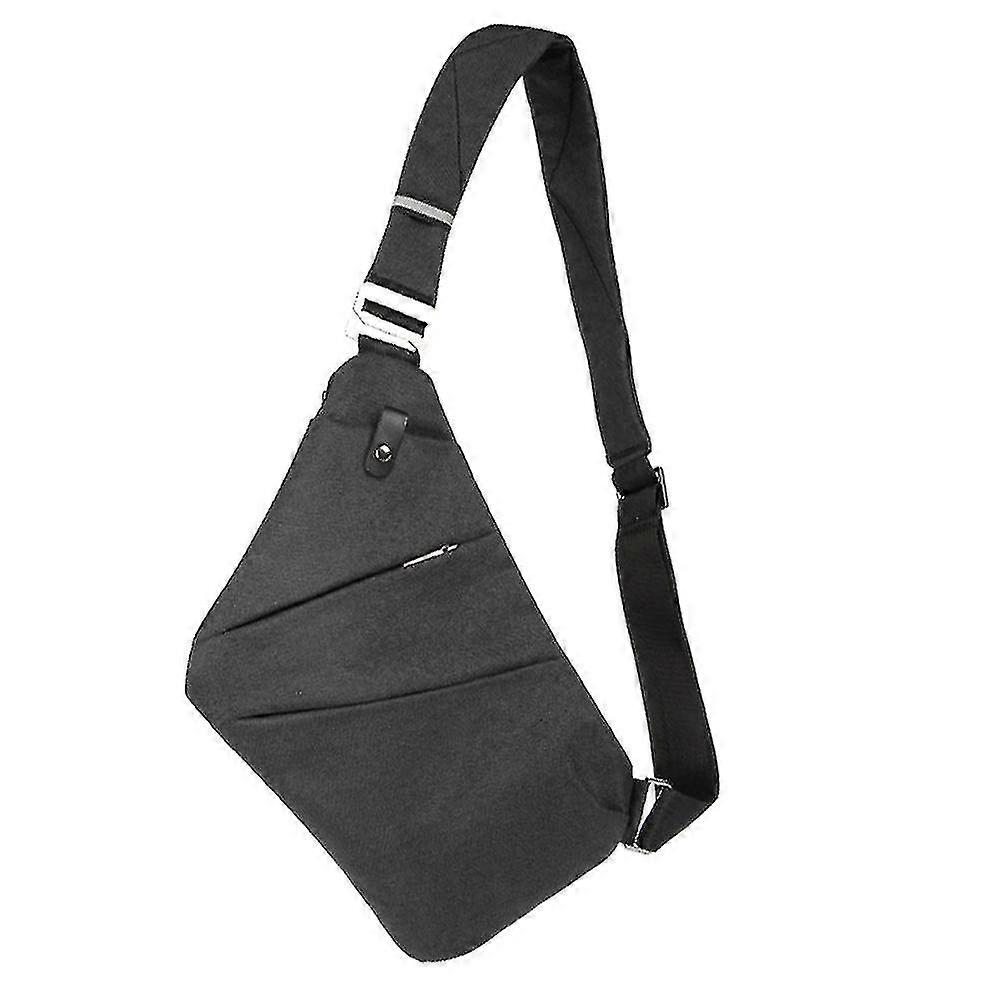 Άνδρες Crossbody Sling τσάντα αδιάβροχο ώμο πίσω πακέτο αντι κλοπή σάκο σάκο σακούλες φύλλο