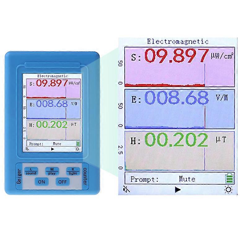 BR-9A Electromagnetic Radiation Detector High Accuracy Professional Semi-functional Type Electromagnetic Radiation Tester