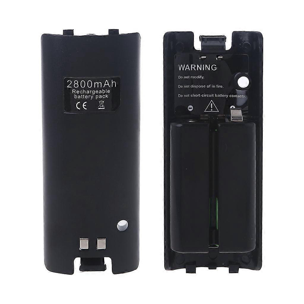 2Pcs/Set for WII Game Controller Rechargeable Battery with 2800Mah Capacity
