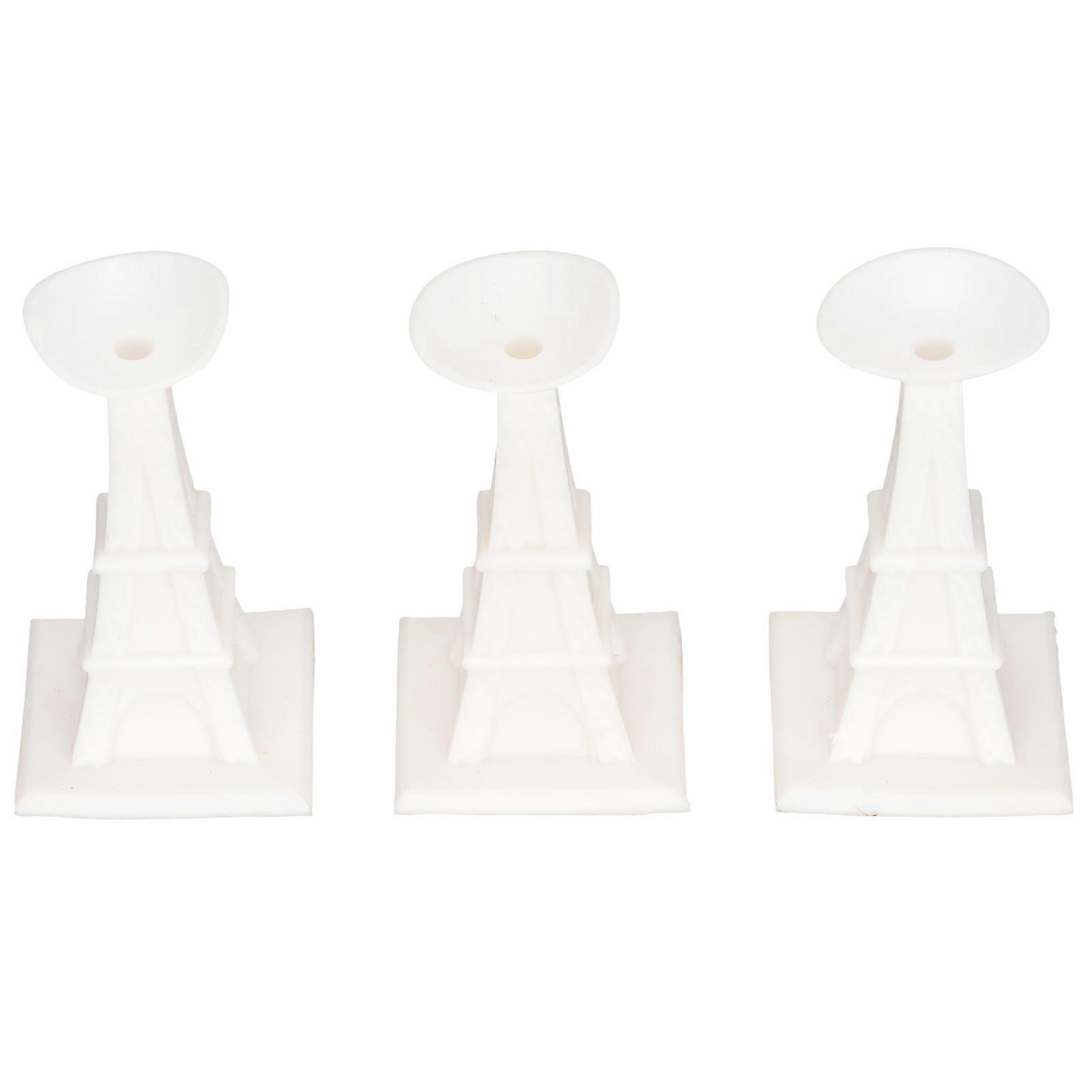 3Pcs Washer Door Prop Tower Type Soft Durable Suction Cup Design Front Load Washing Machine Door PropWhite