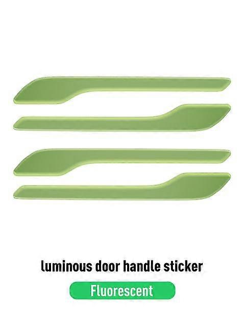 YZ Car Sticker For Tesla Model 3 Model Y Door Handle Cover Protector Sticker 2022 Luminous Handle Kit Auto Styling Accessories