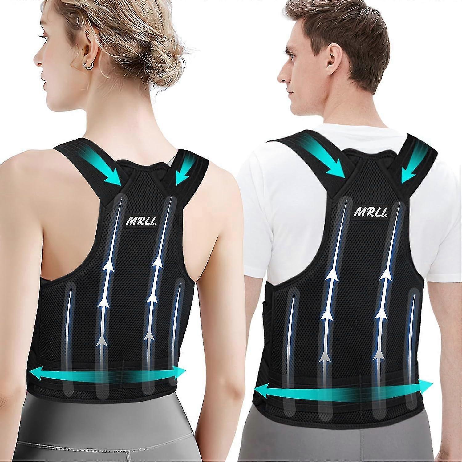 Adjustable Posture Correction Strap For Men - Breathable Back Posture Corrector,100% New