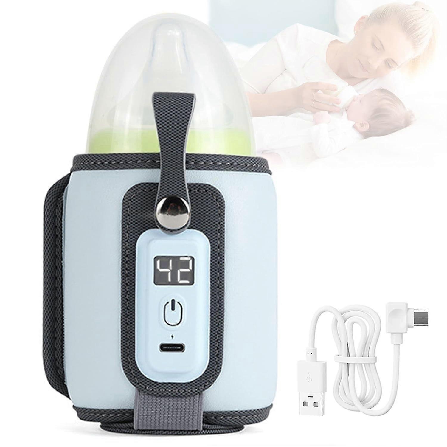 Sac chauffe-lait maternel pour les soins de bébé à la maison à l’extérieur Haute qualité facile à nettoyer PU portable à température constante
