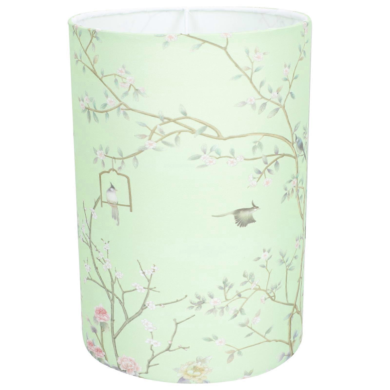 Retro Simple Lampshade Chinese Fabric Chandelier Lampshade Table Lamp Lampshade Green
