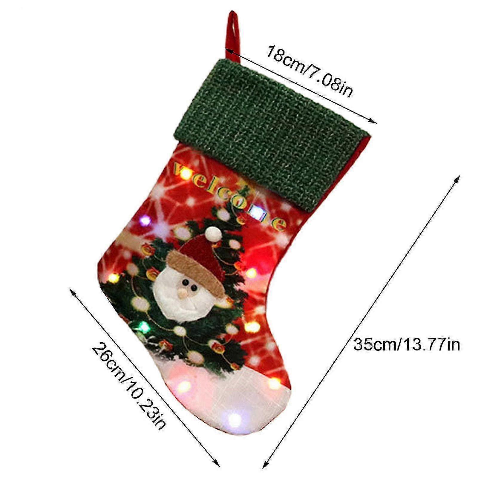 Light Up Christmas Socks
