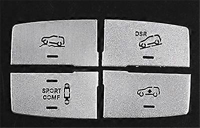 car interior decoration Car Styling Control multimedia Suspension system Buttons switch Cover Stickers for Mercedes Benz ML GL GLE GLS class X166 W166